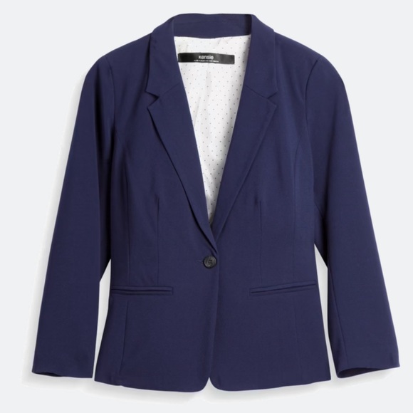 Kensie Rebekah Stretch Crepe Blazer - Picture 3 of 9